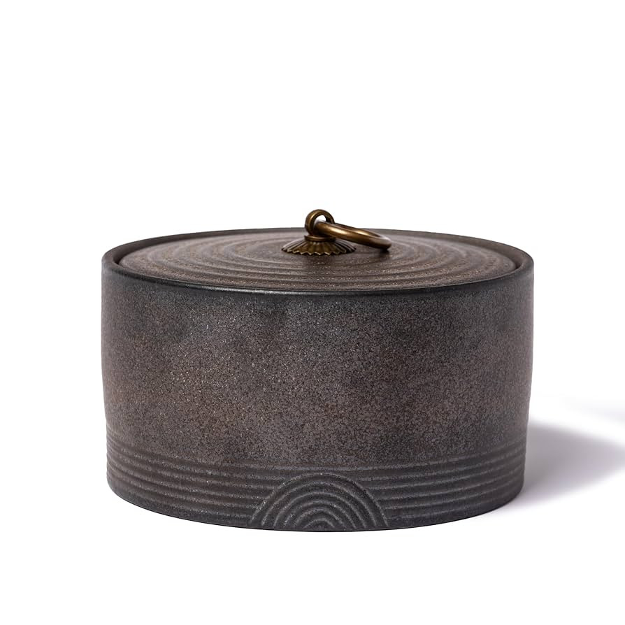 Ceramic Canister,16.9 Oz /500ml Food Storage Jar for Tea,Coffee Beans,Herb,Candy,Spices,Nuts (Sto... | Amazon (US)