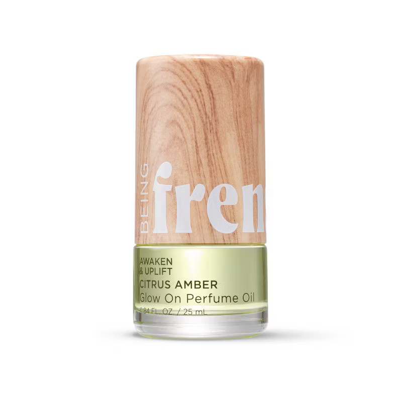 Being Frenshe Glow On Roll-On Fragrance with Essential Oils - Citrus Amber - 0.84 fl oz | Target