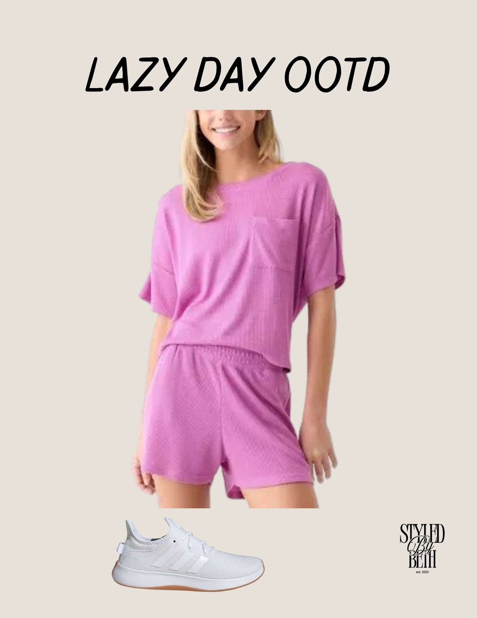 Lazy day… but still cute 💕
This is your sign that comfy doesn’t have to mean sloppy.
Throw on a matching set + clean sneakers and you’re instantly put together with zero effort.

#LTKdayinmylife #LTKootd #LTKgrwm