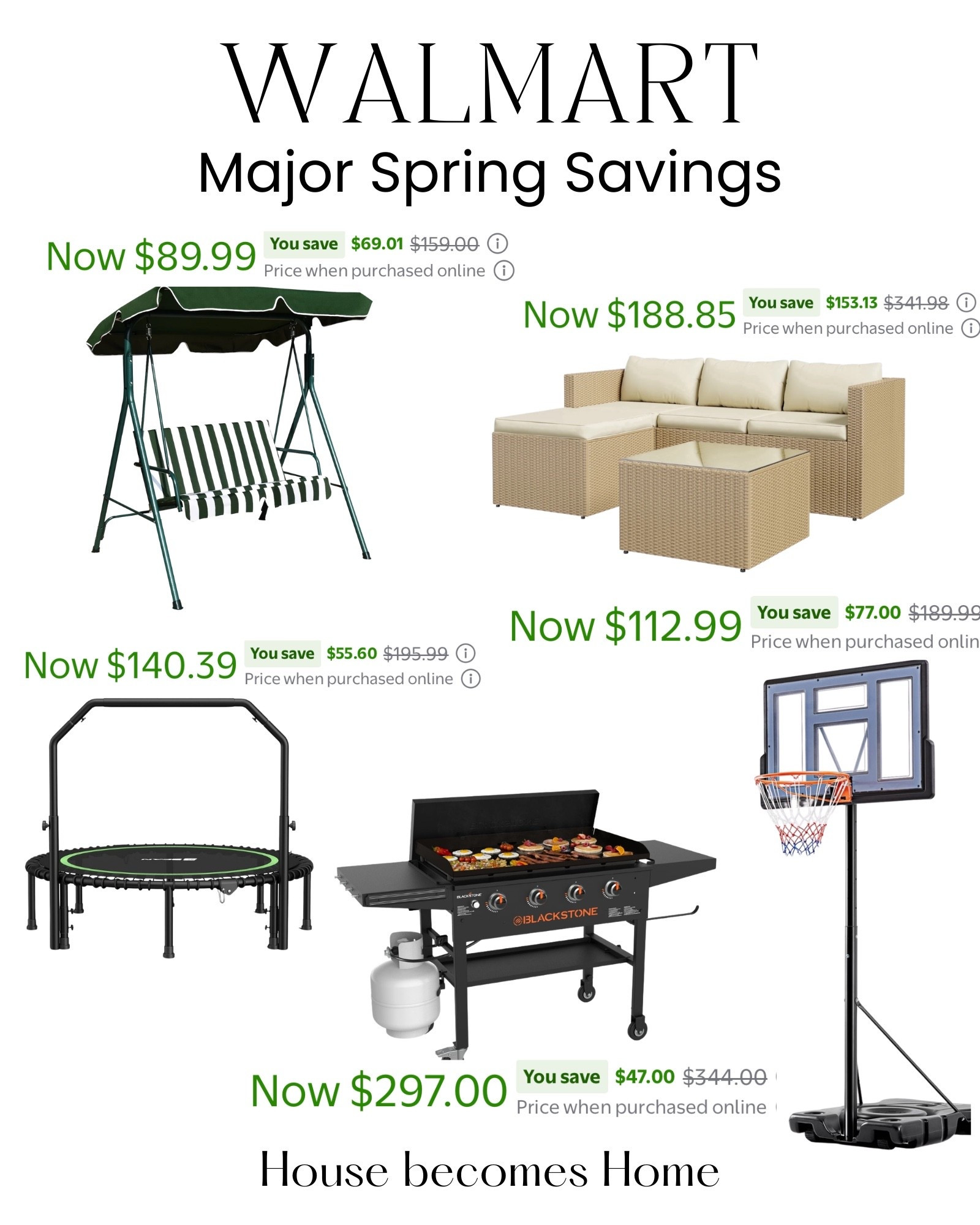 Walmart major spring savings! 

#LTKSeasonal #LTKHome #LTKSaleAlert