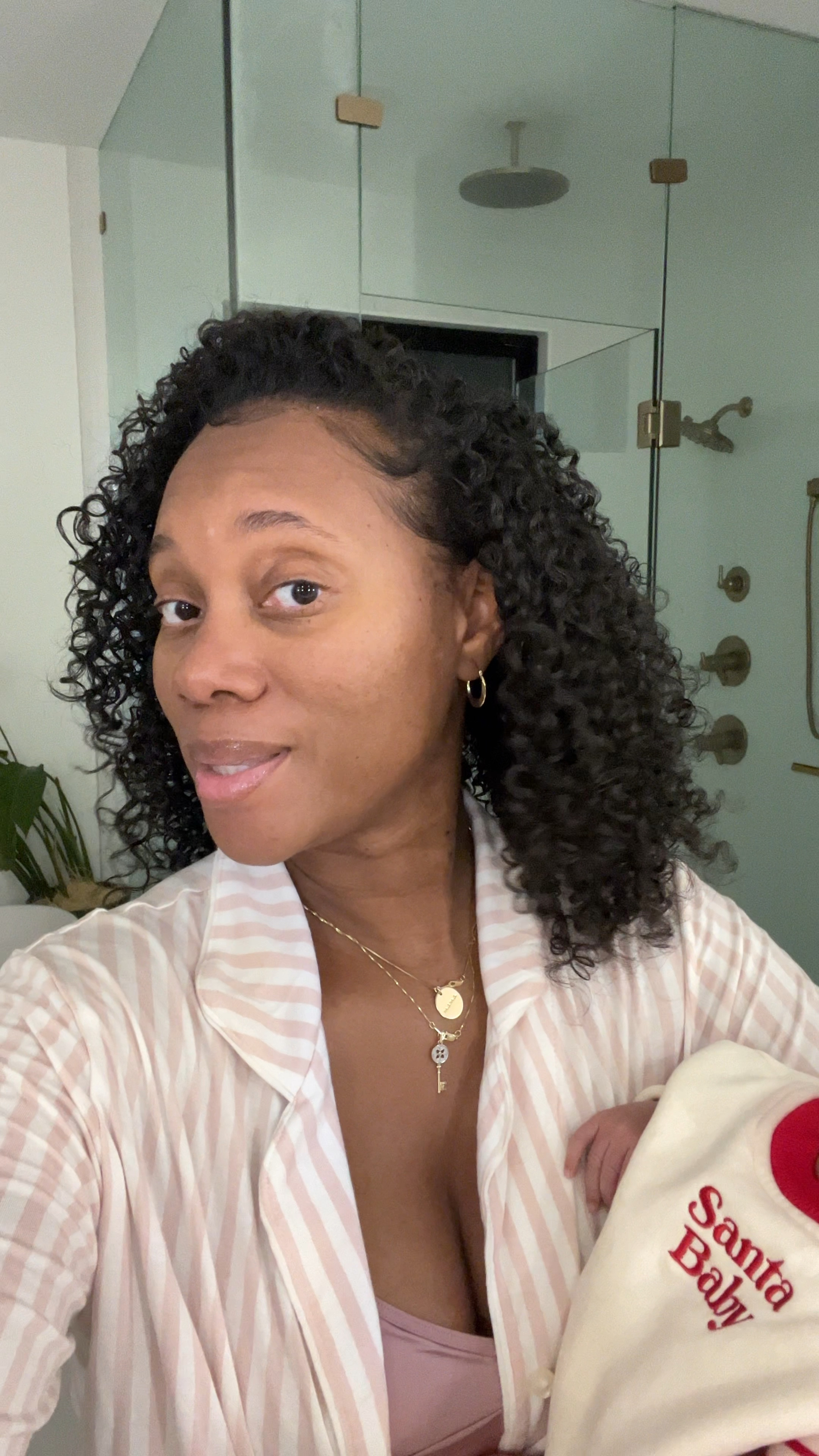 Ia is a curl guru and these are the products she used in my hair this time. 