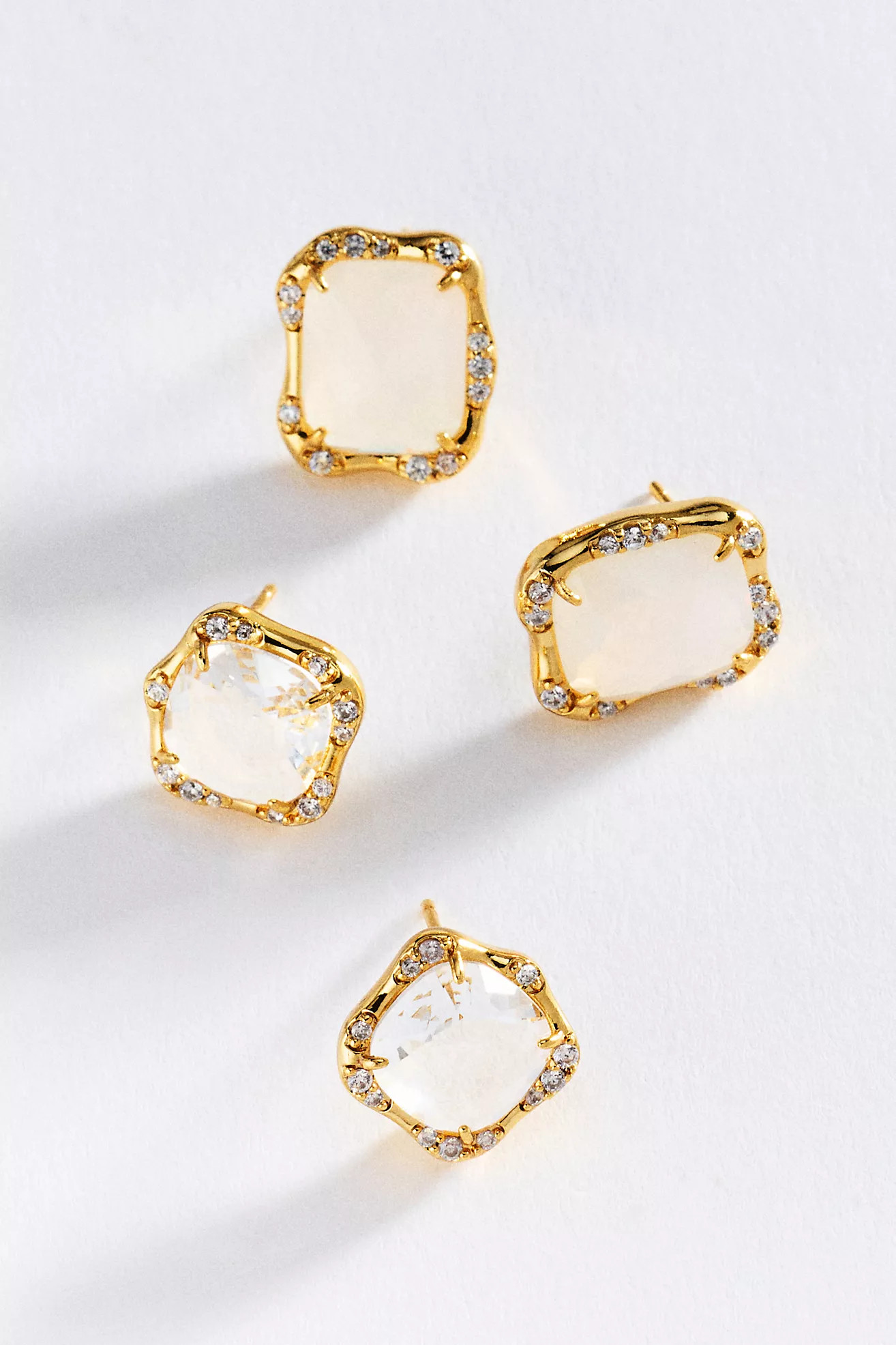 Stone Post Earrings, Set of 2 | Anthropologie (US)