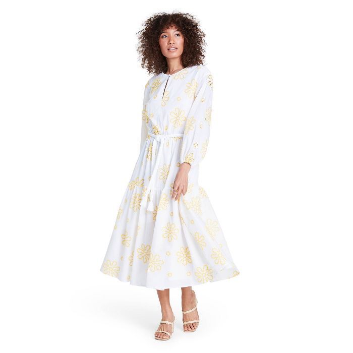 Floral Embroidered Dress - ALEXIS for Target White/Yellow | Target