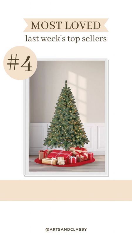 This pre-lit Christmas tree is one of this weeks most loved finds! I have this in my home and it’s perfect. Oh and it’s less than $40!

Walmart | holiday decor

#LTKfindsunder50 #LTKHoliday #LTKCyberWeek