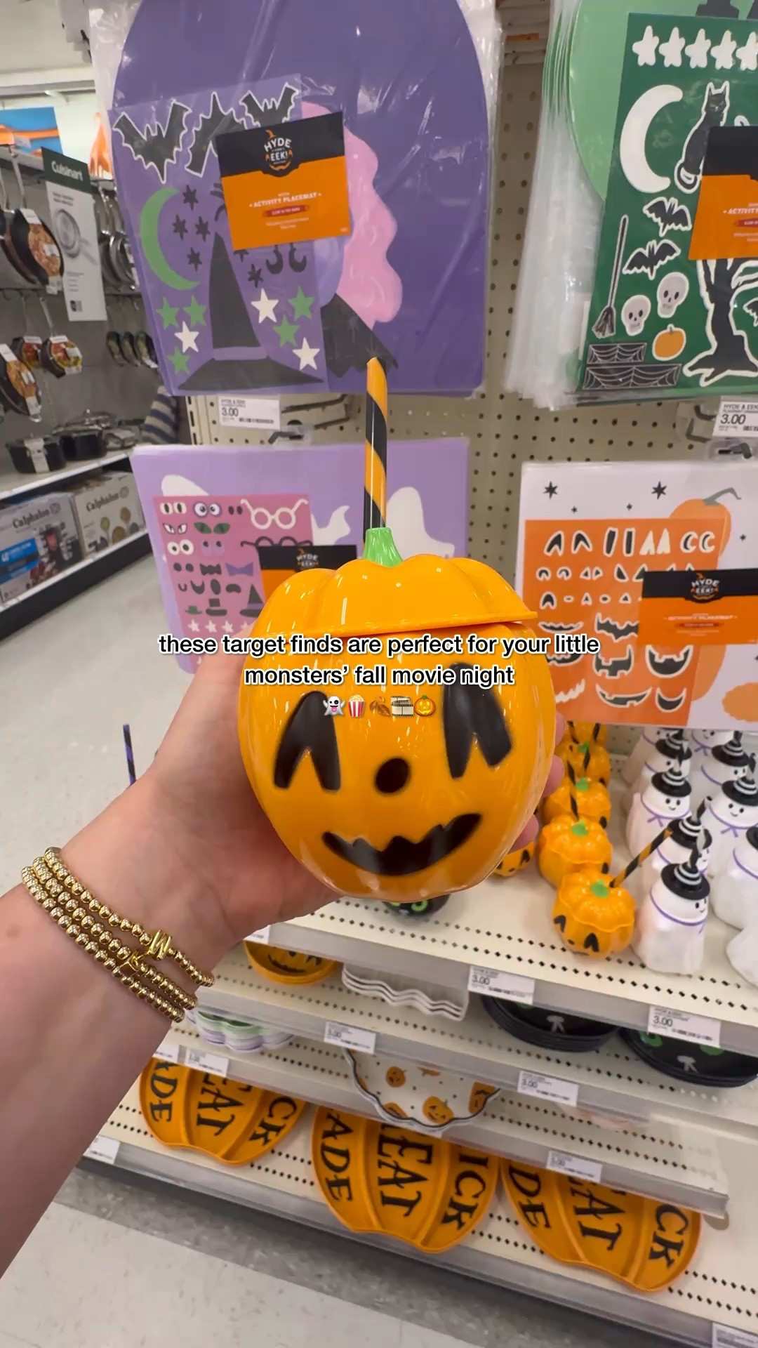 Sip spooky, snack happy 👻 These target cups + placemats are perfect for a halloween movie night with your little monsters! Linked them in my LTK! What’s your go-to spooky movie?!

#targetfinds #halloweendecor #spookyszn #movienight #kidfriendlyfun 

#LTKHalloween #LTKSeasonal #LTKKids