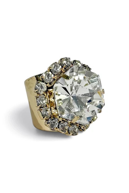 Sienna by TOVA Valley Clear Adjustable Ring | The Willow Tree