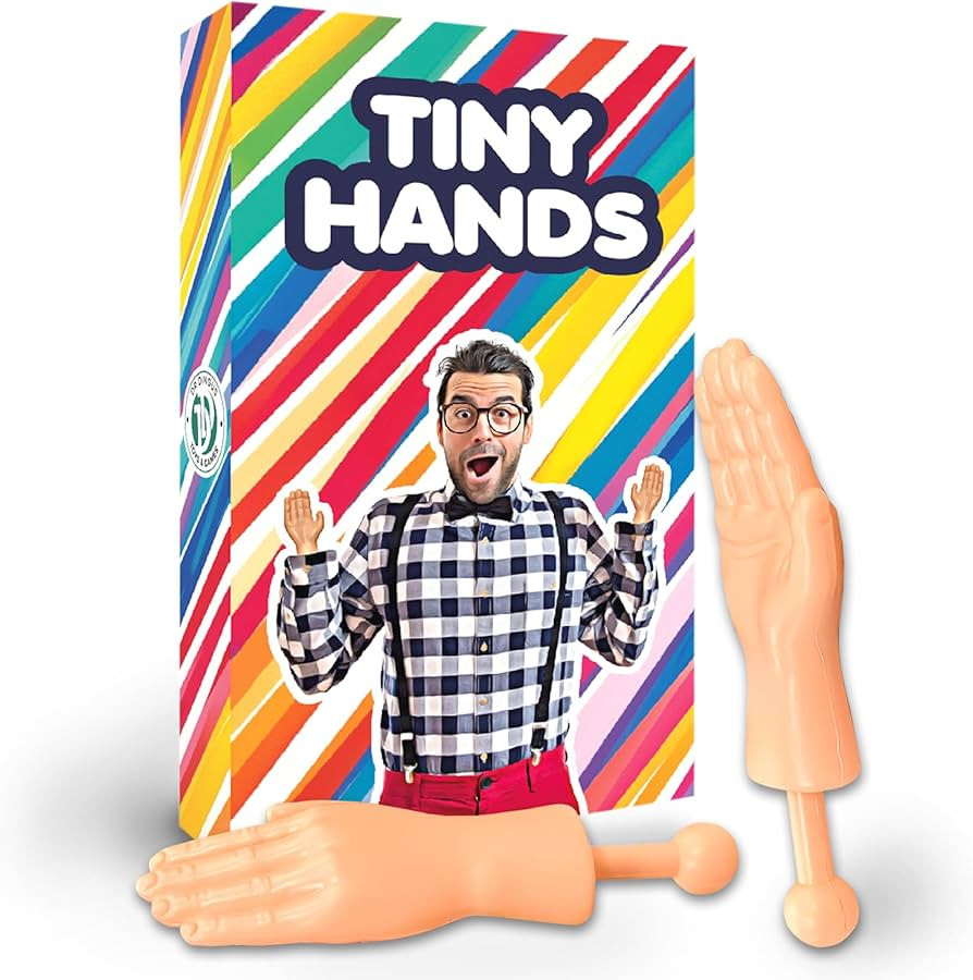 DR DINGUS Tiny Hands (1 Pair - Original) - Original Little Small Mini Hand Stick Puppet - Make Anyone Laugh - Pocket Sized Hilarity and Big Laughs - TikTok Famous - Friend & Family Fun | Amazon (US)