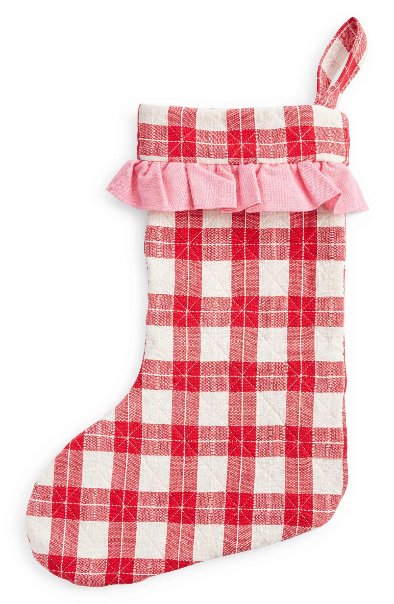 Heather Taylor Home Gingham Stocking | Nordstrom | Nordstrom
