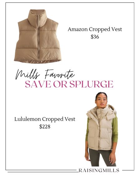 Lululemon puffer
Amazon puffer
Vest
Save 

#LTKunder50 #LTKSeasonal #LTKfit