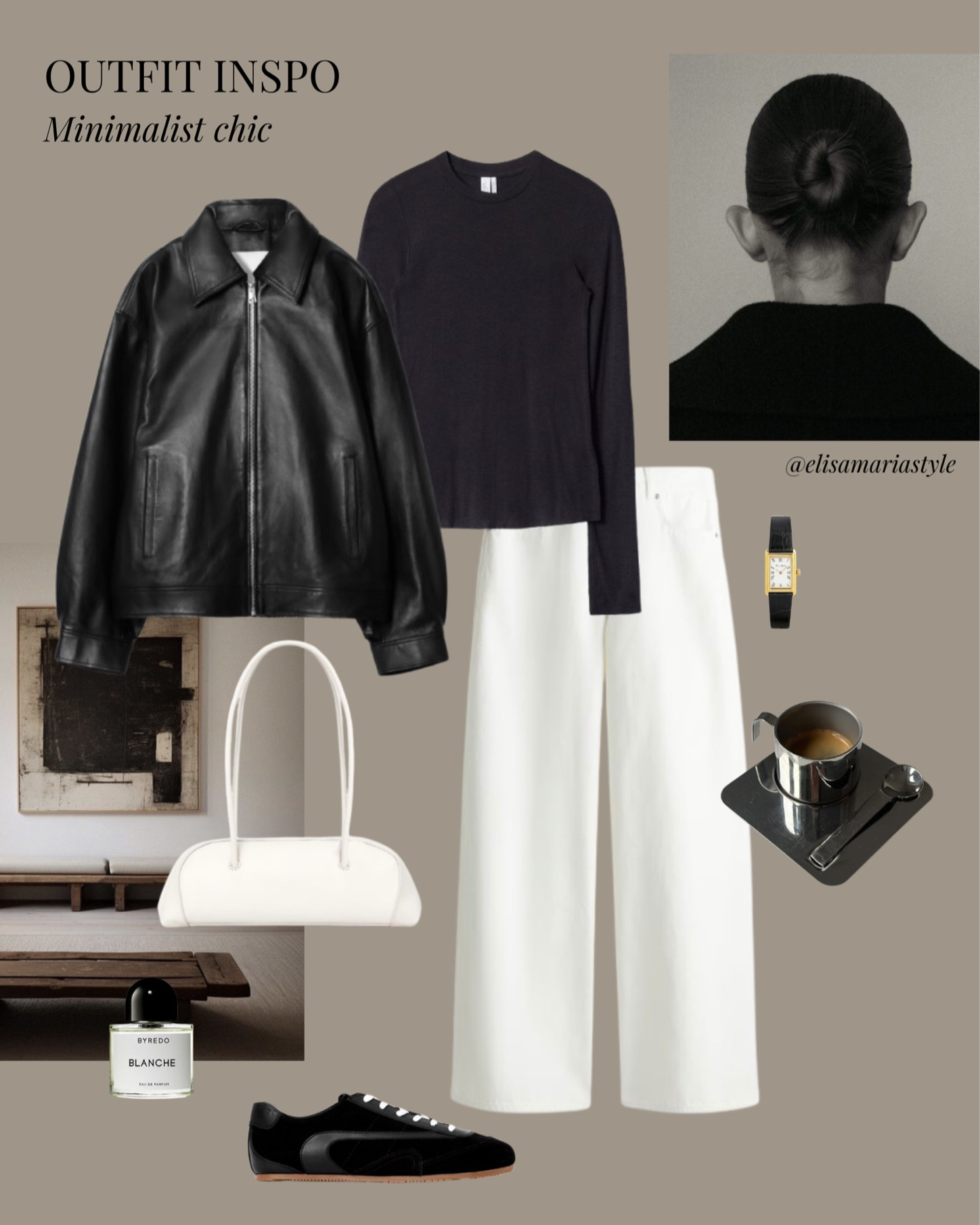 Leather jacket outfit idea 🤍

#LTKshoes #LTKmodest #LTKworkwear