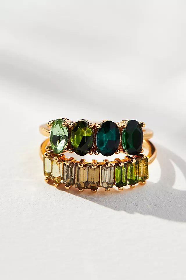 Stone Stacking Ring Set | Anthropologie (US)