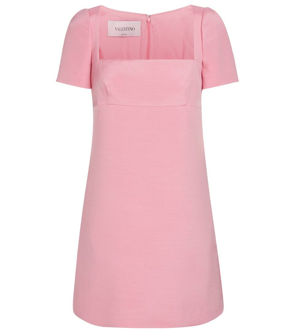 Wool and silk-blend minidress | Mytheresa (INTL)