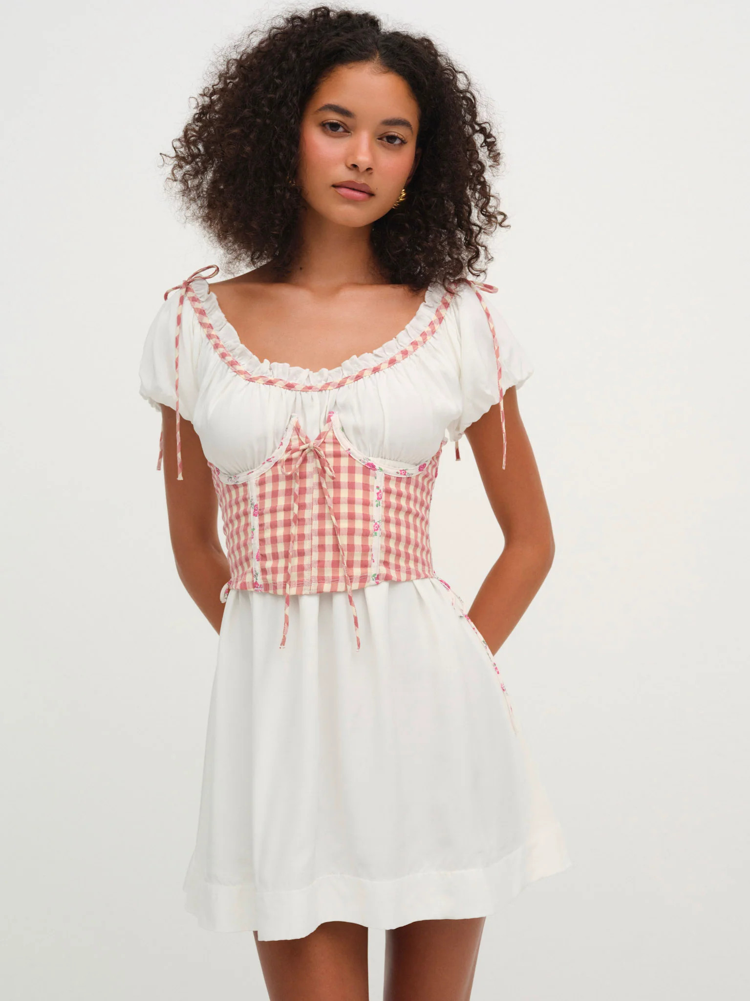 Georgia Corset Slip Dress | For Love & Lemons