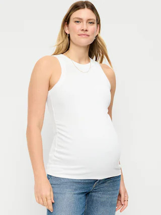 Maternity High-Neck Tank Top | Old Navy (US)