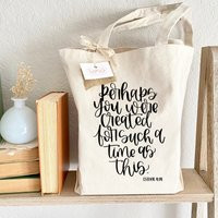 Esther 4 14 Canvas Tote Bag, Christian Grocery Bible Gift For Woman, Christian Gifts Her, Verse | Etsy (US)