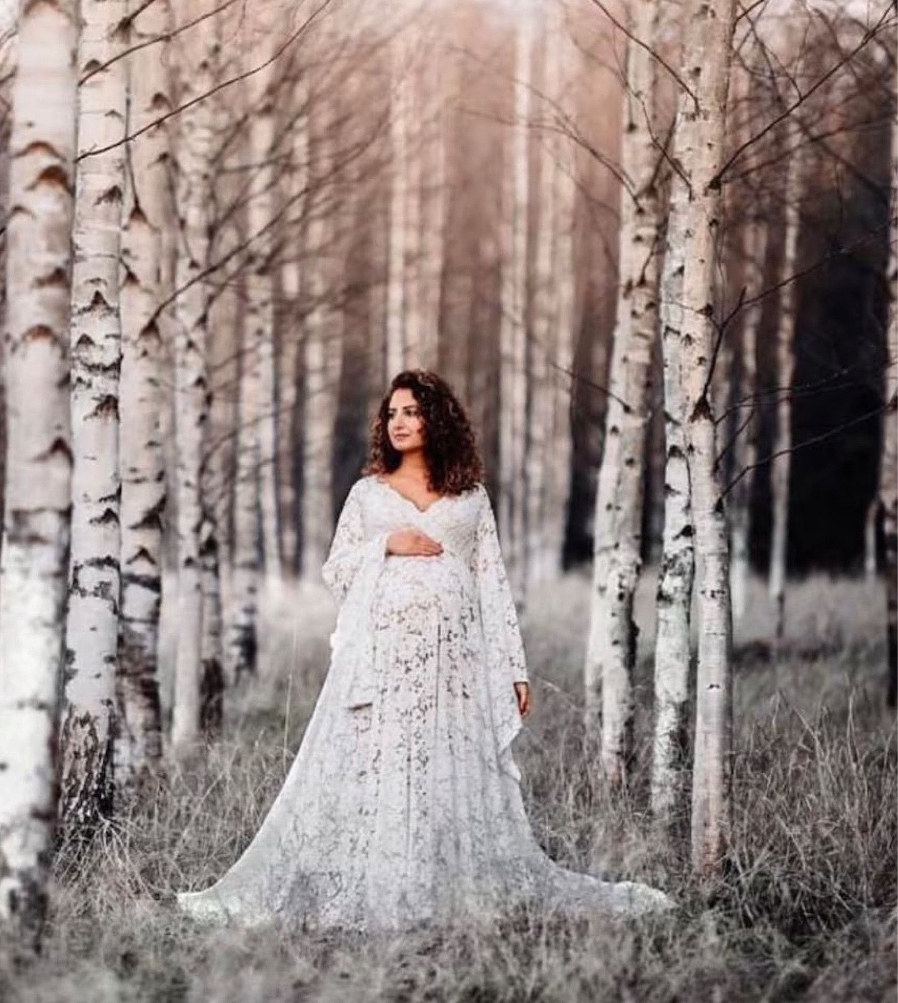 sachin and babi light blue dress Chicaboo Maternity & Photoshoot Dresses