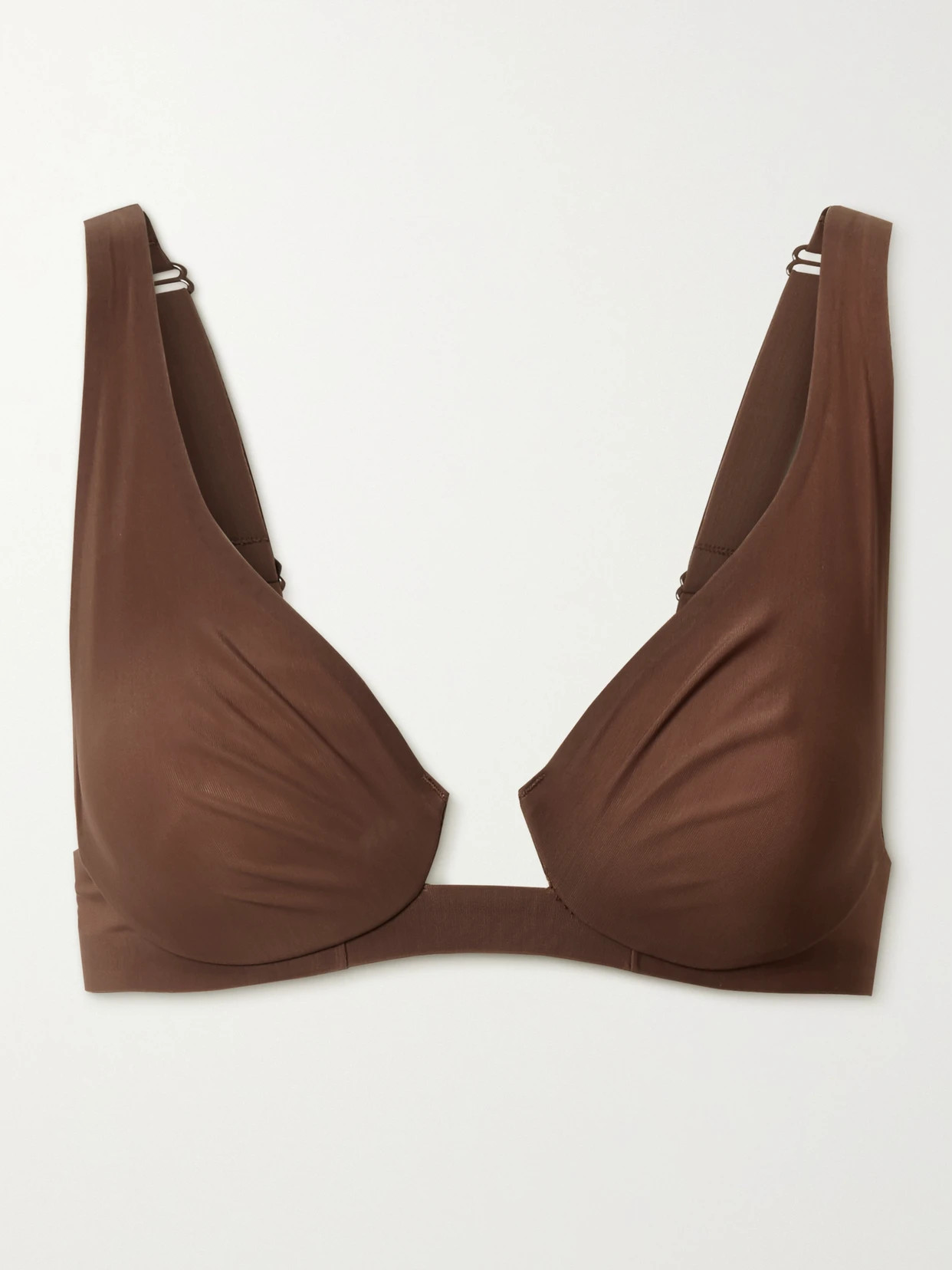Skims - Naked Plunge Bra - Onyx | NET-A-PORTER (US)
