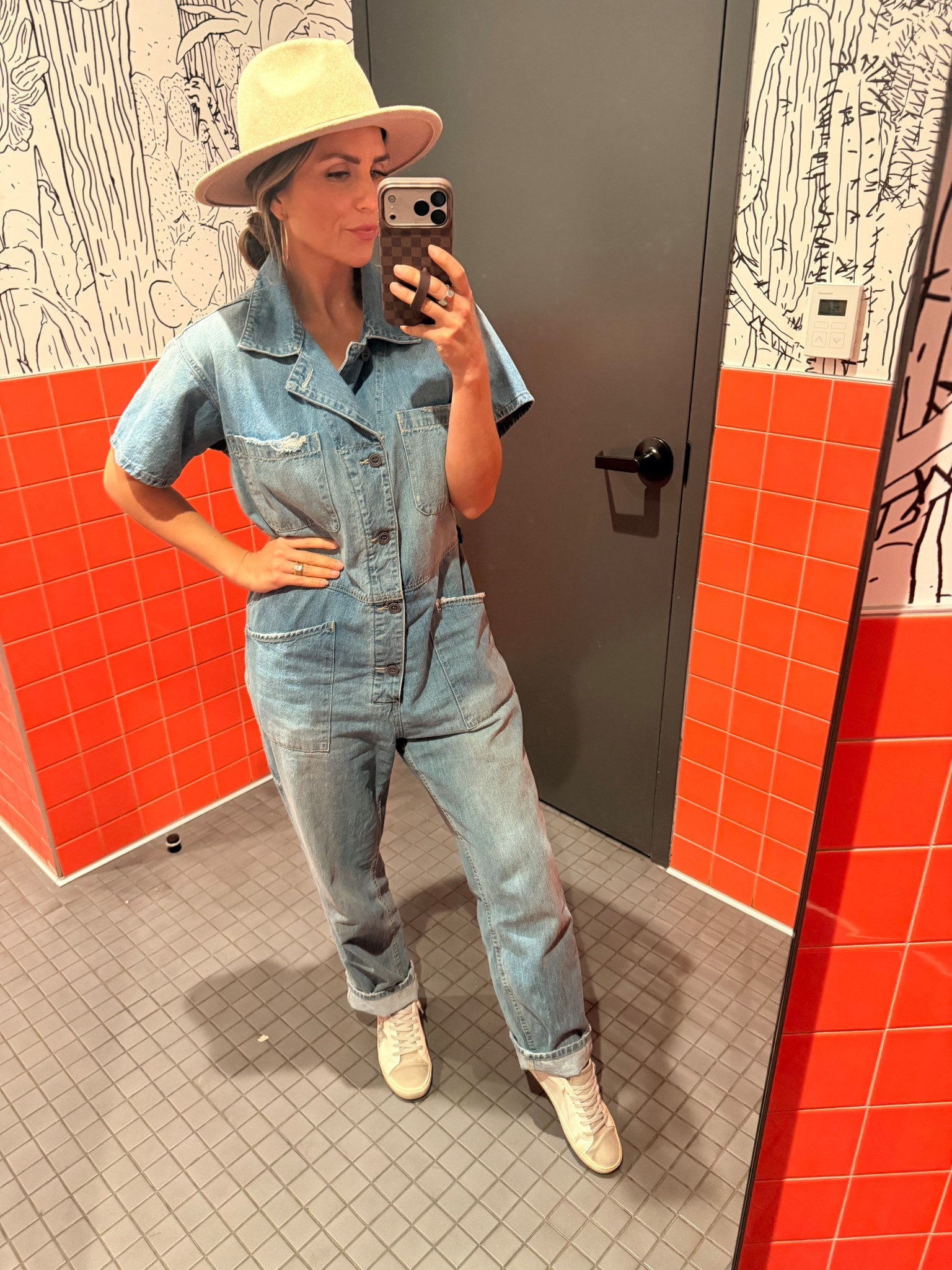 Womens Aviator Utility Denim Jumpsuit

#LTKgrwm #LTKdayinmylife #LTKootd