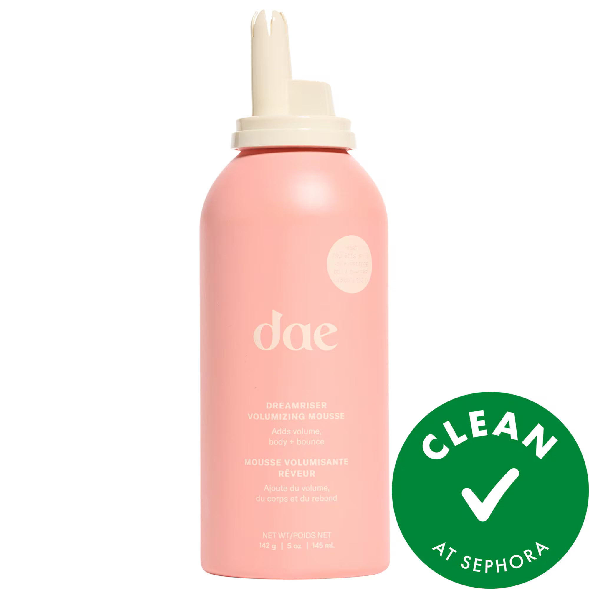 dae Dreamriser Volumizing + Hydrating Hair Mousse with Heat Protection 5oz/142g | Sephora (US)