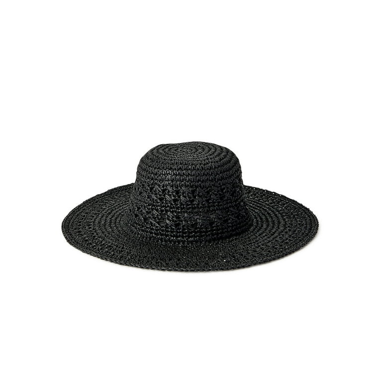 Time And Tru Women's Woven Straw Hat | Walmart (US)