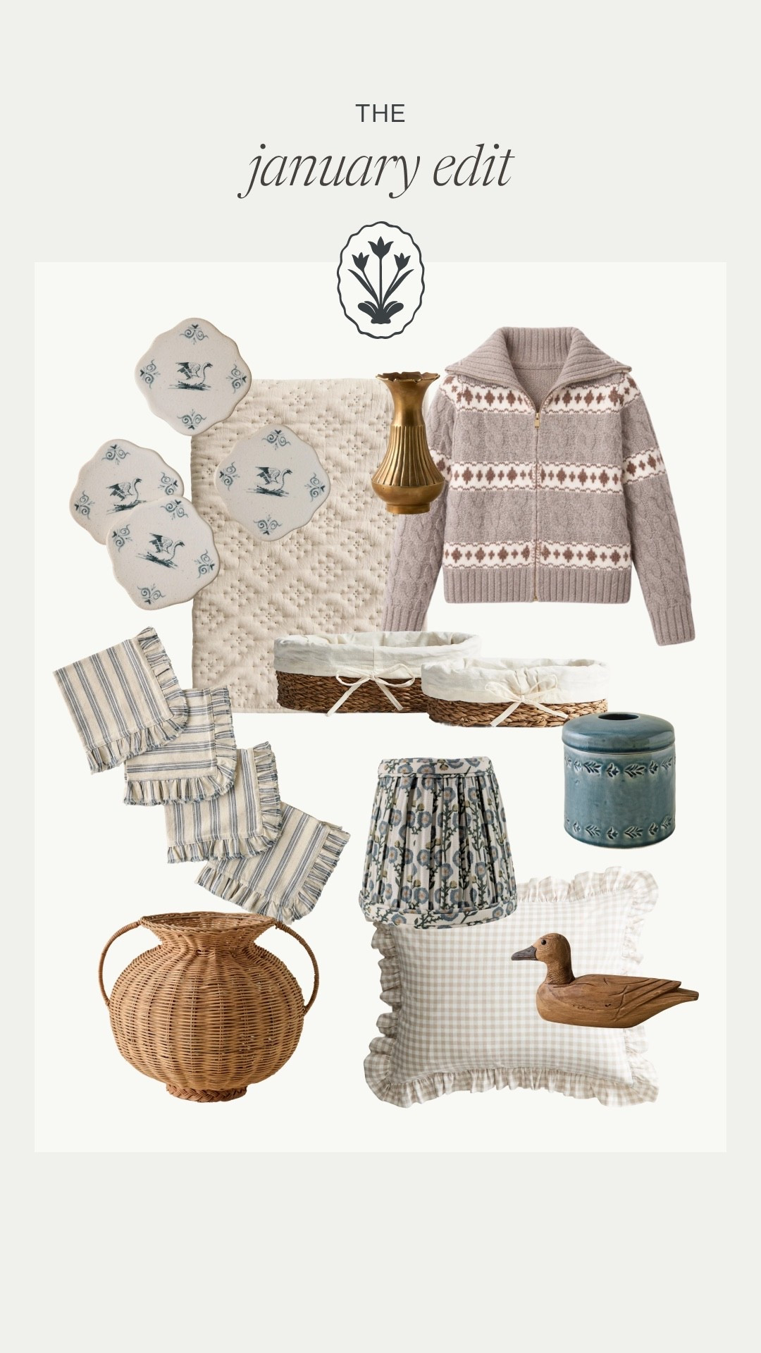 The January Edit: pieces for the host and cozy at home 🤍 

#LTKHome #LTKdayinmylife #LTKSaleAlert