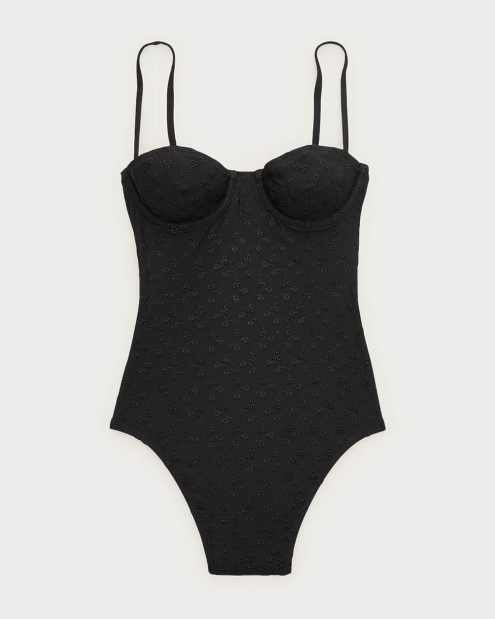 Balconette eyelet underwire one-piece | J. Crew US