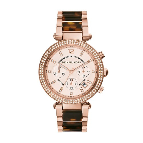 Michael Kors Michael Kors Two-Tone Glitz Parker Watch Mk5538 Pink | Watch Station US