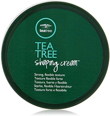 Tea Tree Shaping Cream, Hair Styling Cream, Long-Lasting Hold, Matte Finish, For All Hair Types | Amazon (US)