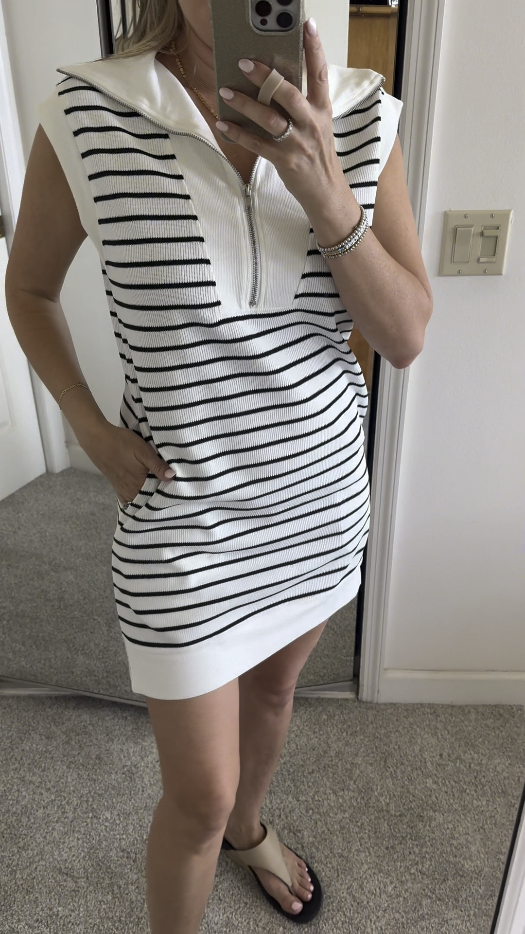 Adorable Amazon dress that is under $40! GREAT quality. Wearing Medium, I feel this dress was a bit tight on the hips that's why I sized up to a medium.

#LTKOver40 #LTKActive #LTKSaleAlert