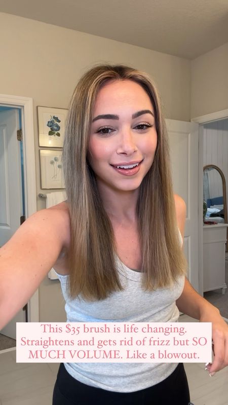 How to get straight hair and volume without frizz. It’s like a blowout! Best flat iron hair straightener and so affordable  

#LTKfindsunder50 #LTKstyletip #LTKbeauty