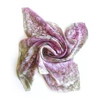 Vintage Silk Square Headkerchief Purple Green Scarf For Women | Etsy (US)