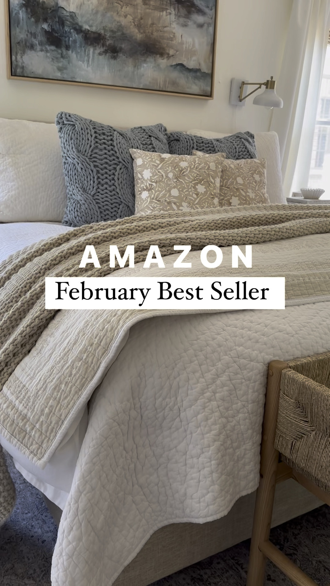 This bestseller white quilt set is perfect for a neutral bedding base, making it easy to swap out decorative blankets and pillows seasonally! It’s on Amazon and restocked! 

#LTKhome #LTKfamily #LTKVideo