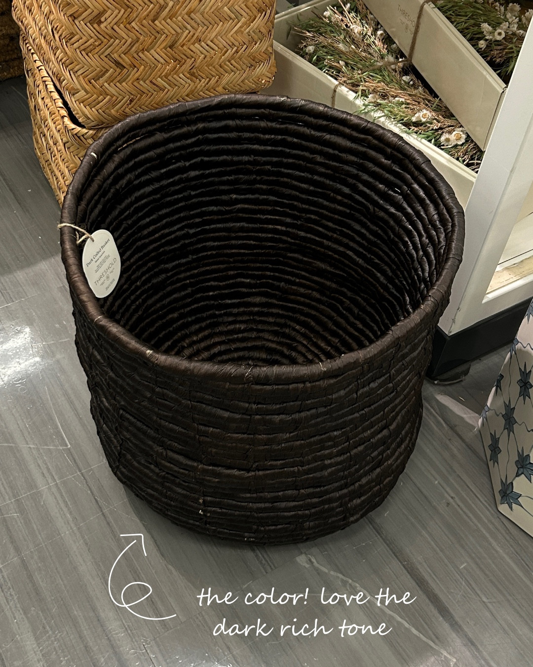 Target basket!! Perfect for blankets or toy storage 

#LTKHome #LTKFindsUnder50