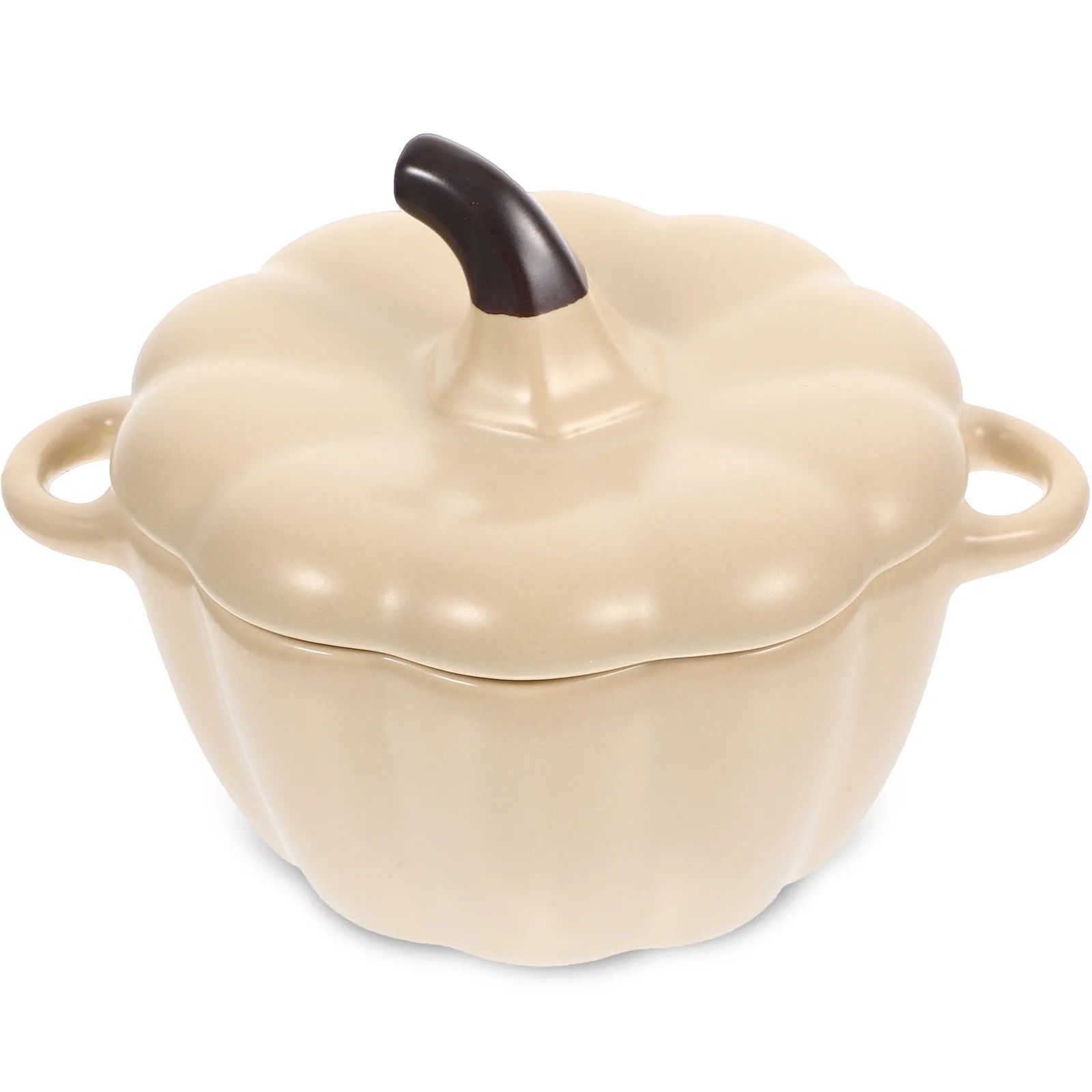 landege Ceramic Stew Pot Pumpkin Soup Bowl Egg Steaming Bowl Pumpkin Food Bowl for Kitchen | Walmart (US)