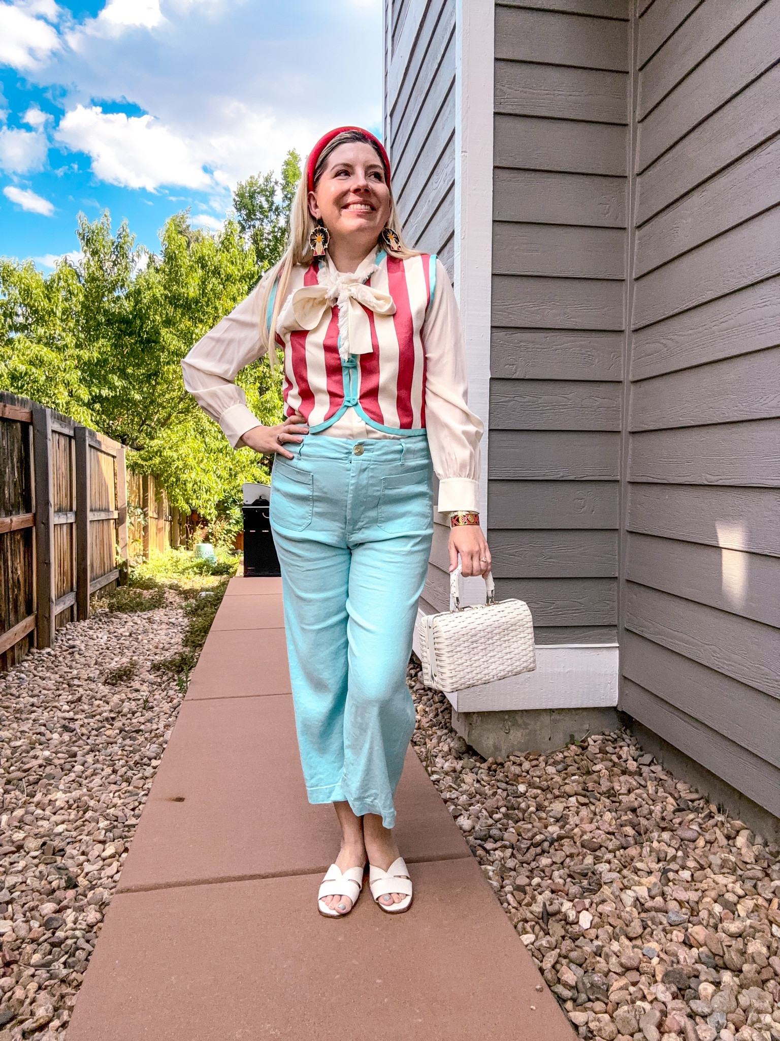 #ad When a pair of earrings inspires an outfit this fun you know they must be great. This summer one of my absolute favorite brands has been Le Chic Miami. Their earrings are so fun, light and easy to wear, and sustainable! I can’t say enough good things about them and recommend this brand so very highly!

#LTKStyleTip #LTKSeasonal #LTKFindsUnder50