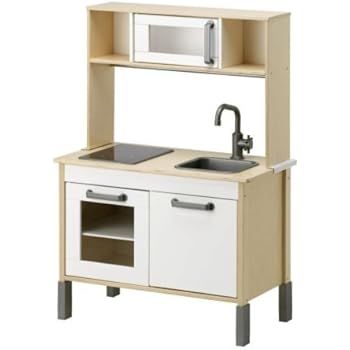 Ikea Duktig Mini-kitchen, Birch Plywood, White | Amazon (US)