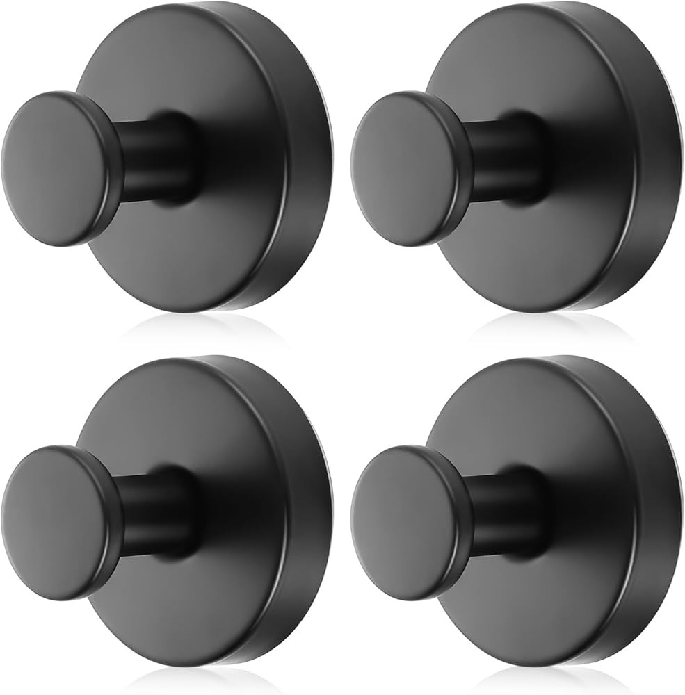 Vacuum Suction Cup Hooks, 4 Pack Stainless Steel Suction Hook for Shower Bathroom Towel Hooks Sho... | Amazon (US)
