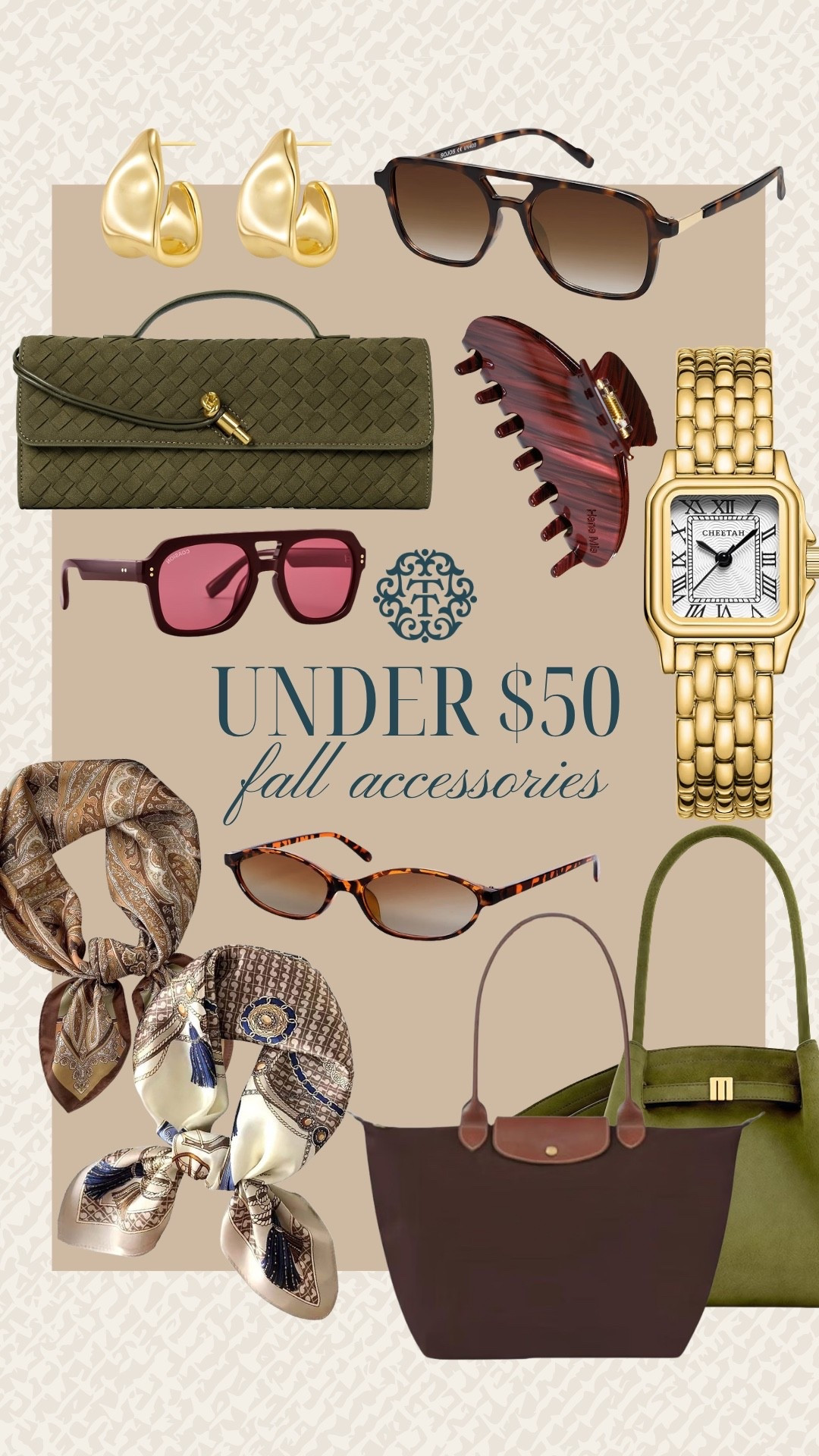 The finishing touches make the outfit! 🍂✨ We rounded up some of our favorite under $50 fall accessories, including statement sunglasses, scarves, gold jewelry, hair accessories, watches, and handbags. The olive, tortoise, chocolate brown, and gold tones are perfect for giving everyday fall outfits a more polished feel.
#LTKSeasonal #LTKOver40 #LTKMidsize #FallAccessories #FallFashion #AccessoryFinds #FallStyle #AffordableFashion #Under50 #WardrobeEssentials