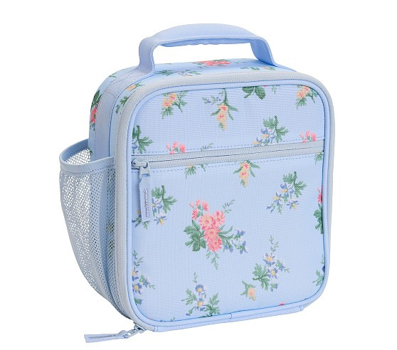 Hill House Home Blue Floral Mackenzie Lunch Box | Pottery Barn Kids