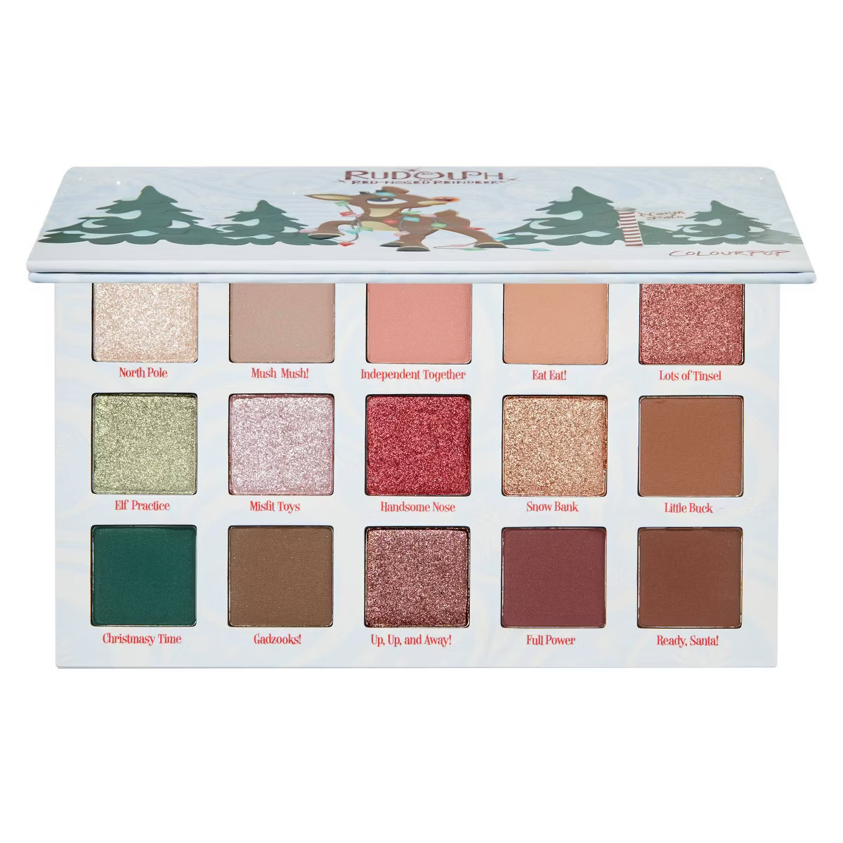 ColourPop Rudolph the Red Nosed Reindeer Eyeshadow Palette - 0.37oz | Target