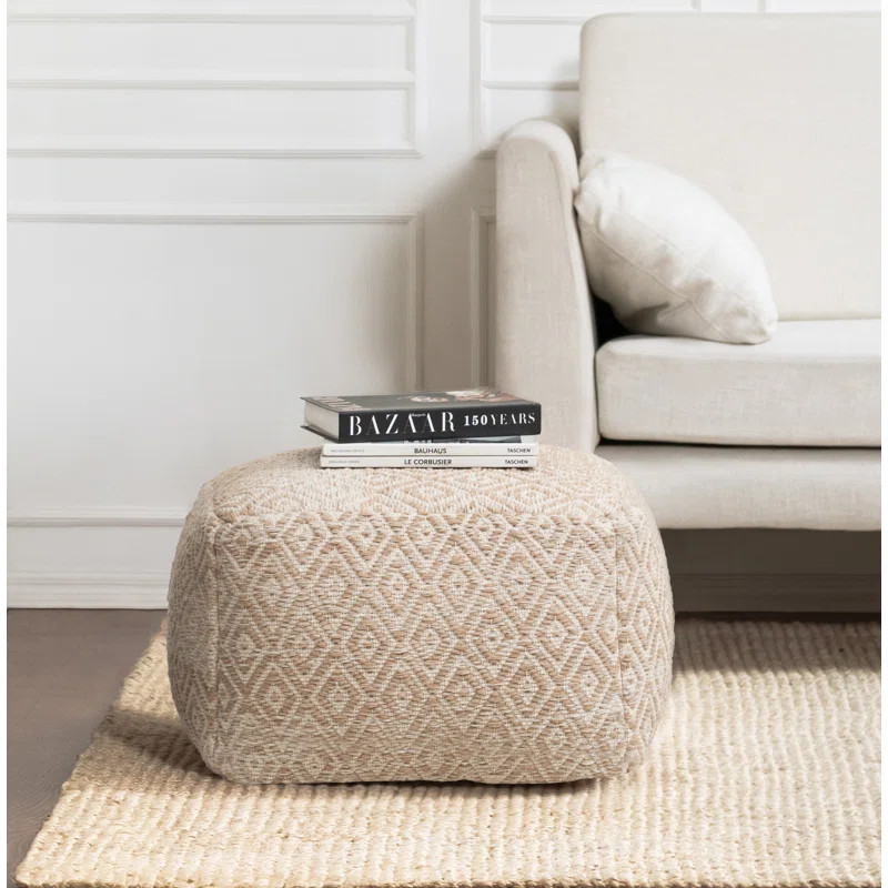 Flintridge Upholstered Pouf | Wayfair North America
