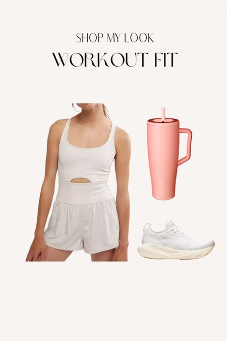 My recent workout fit 
Free people Runsie
ASICS 
Brumate Tumbler

#LTKFitness #LTKFindsUnder100 #LTKActive