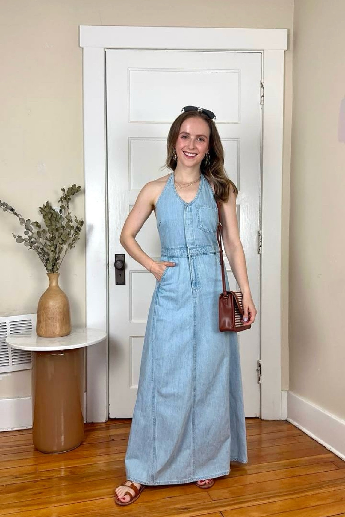 dress with denim jacket and boots The Trench – Versatile Longline Denim & Dress white wedding dresses The Denim Trench Dress Color:DARK DENIM Oyrosy: Trendy Women's Denim