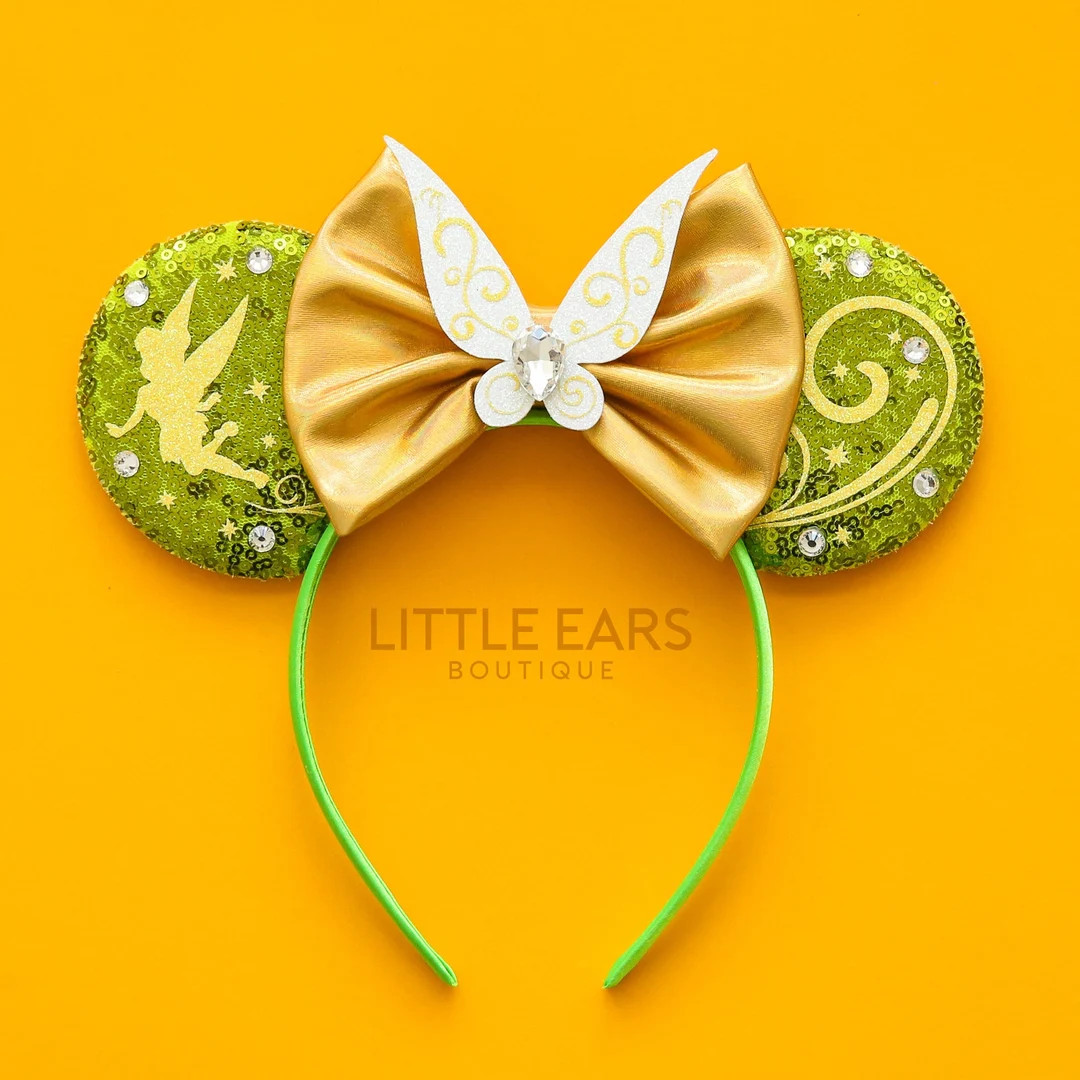 Disney Ears Tinkerbell Ears Tinkerbell Mickey Ears Mickey - Etsy | Etsy (US)