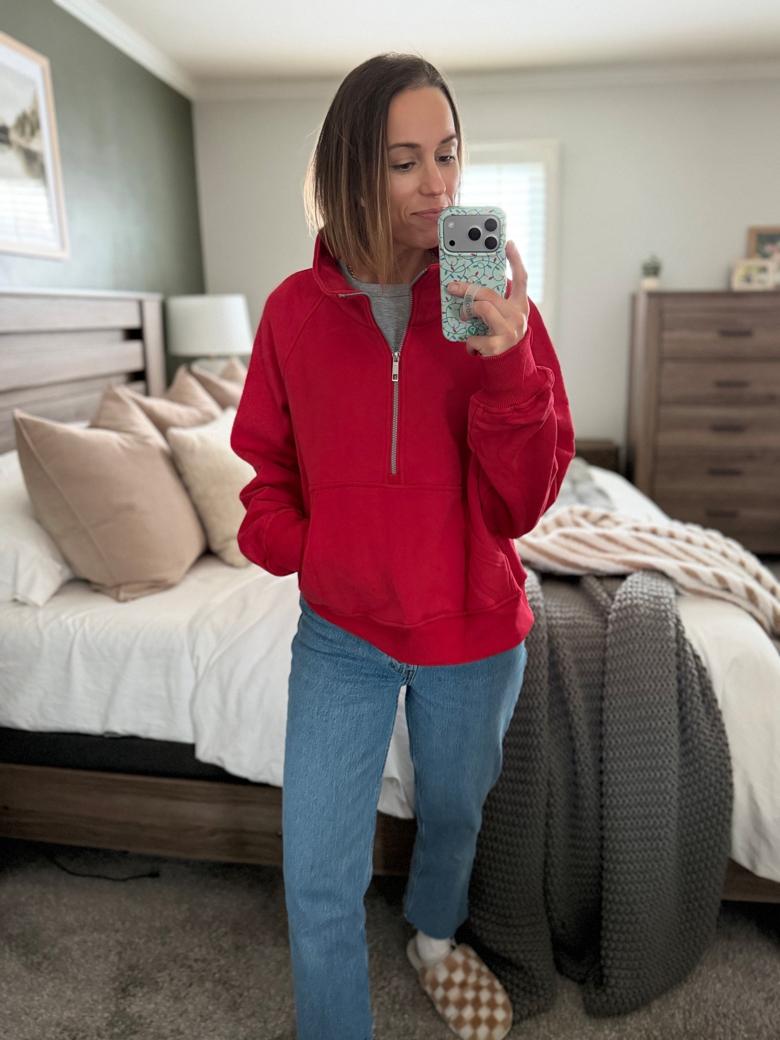 Grabbed another one of my favorite sweatshirts while it was on sale (for under $25!). Loving the festive vibe, but can wear beyond Christmas during the cold months and for Valentine’s Day, Memorial Day, and cool 4th of July evenings ❤️

#LTKHoliday #LTKFindsUnder50