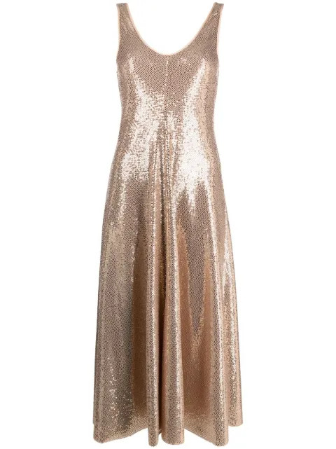 sequin-embellished midi dress | Farfetch (US)