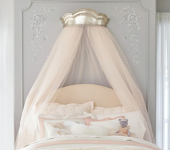 Monique Lhuillier Metallic Cornice Canopy | Pottery Barn Kids
