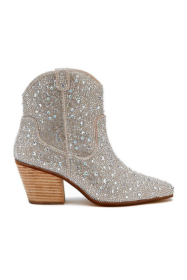Matisse Harlow Rhinestone Booties | Anthropologie (US)