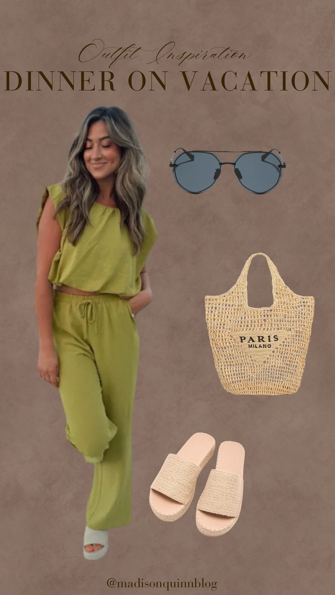 I love this outfit on vacation! So comfy and cute!
