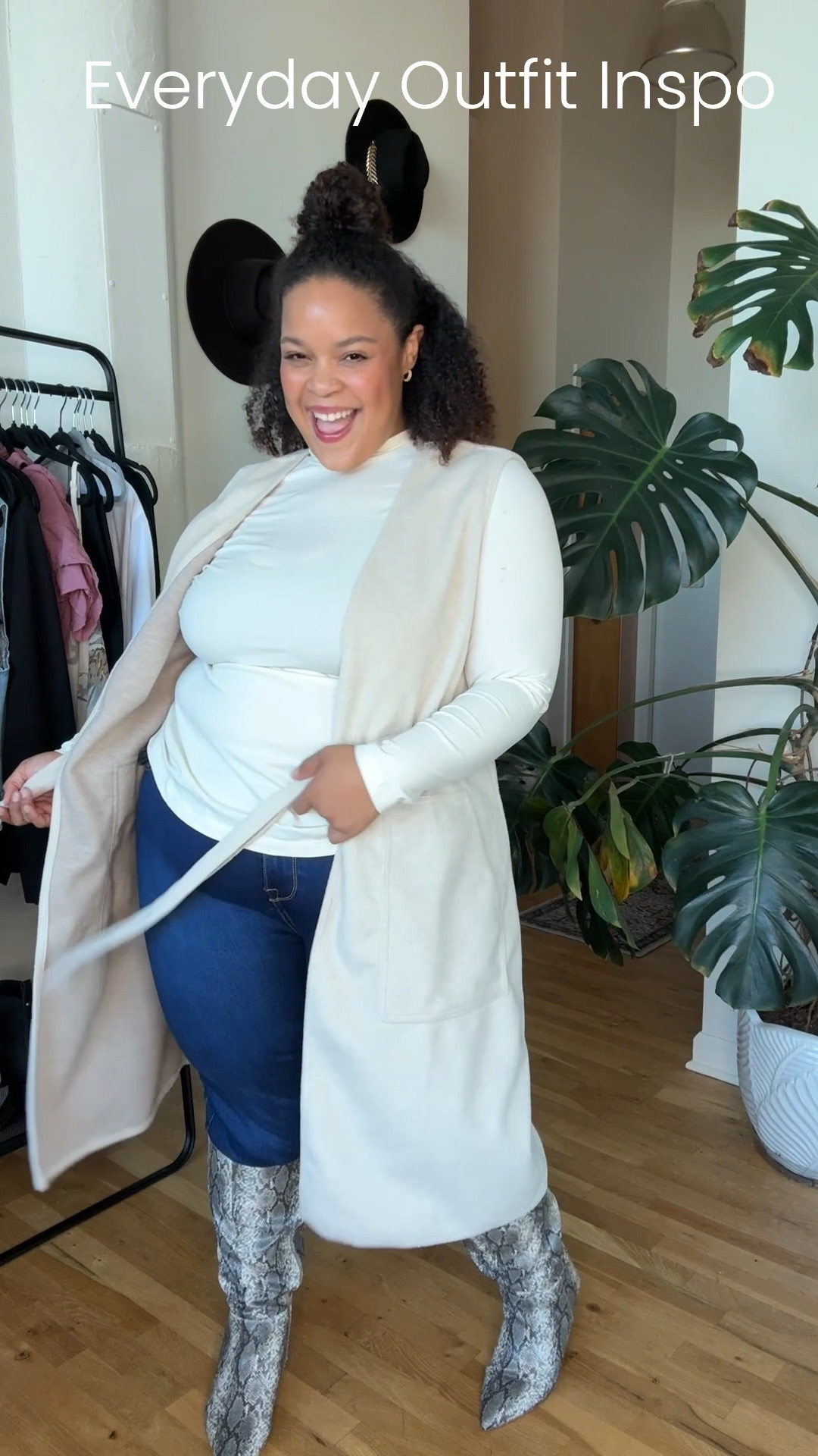 The Avenue has some really great pieces and I must say I am loving this little everyday casual fit. 

The denim is in a size 20. Top in a size 18/20. The boots are true to size and are extra wide calf. I am a size 10WW and my calf’s are about 20.5 inches. They are as snug as they can get. So keep that in mind. Otherwise, fantastic feel and the boots are comfortable! 

#plussize #ootd #casualootd #casueoutfit #fallboots #falloutfit #widecalfboots #stretchpants 

#LTKBeauty #LTKStyleTip #LTKPlusSize